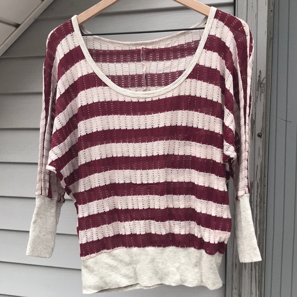 Mid Length Striped Shirt